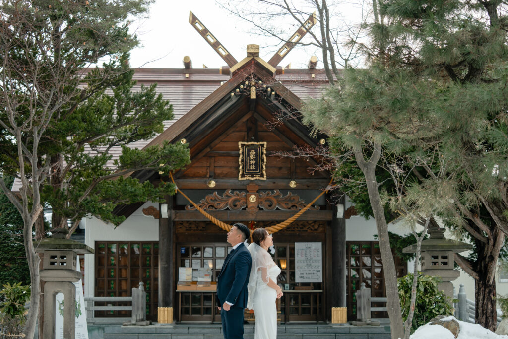 撮影レポート:冬の札幌モエレ沼公園&西野神社フォトウエディング